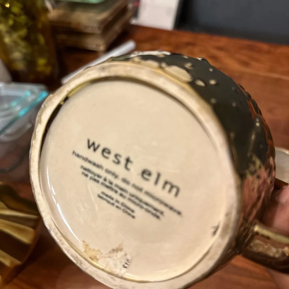 Mugs, candle holders